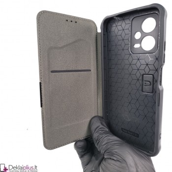 Razor Carbon atverčiamas dėklas - juodas (Xiaomi Poco X5 5G/Redmi Note 12 5G) Razor Carbon atverčiamas dėklas - juodas (Xiaomi Poco X5 5G/Redmi Note 12 5G)
